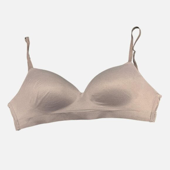 Soma‎ Enbliss Wireless Bra 34D Molded Cup Full Coverage Brown Soft Comfort - Picture 1 of 7